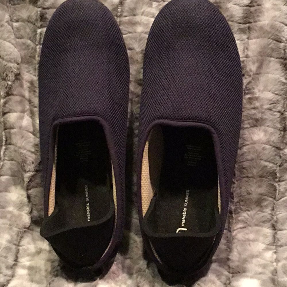 MAHABIS Navy Blue Slippers